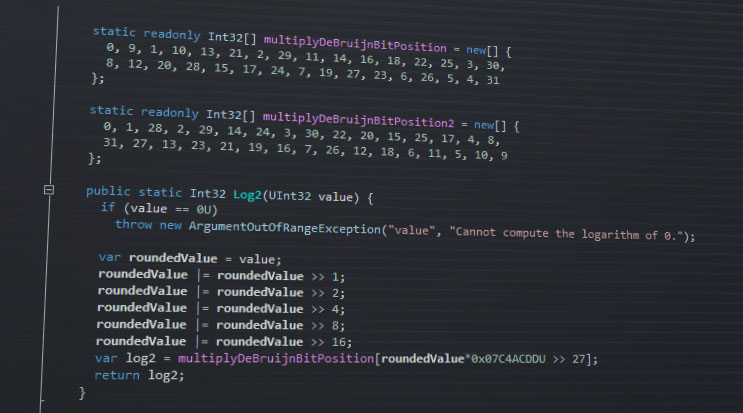 Code editing screenshot
